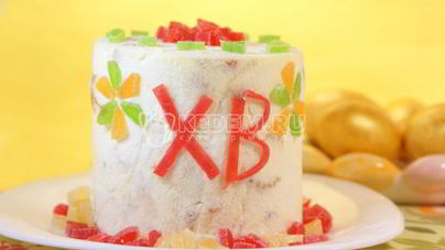 Творожная пасха с курагой