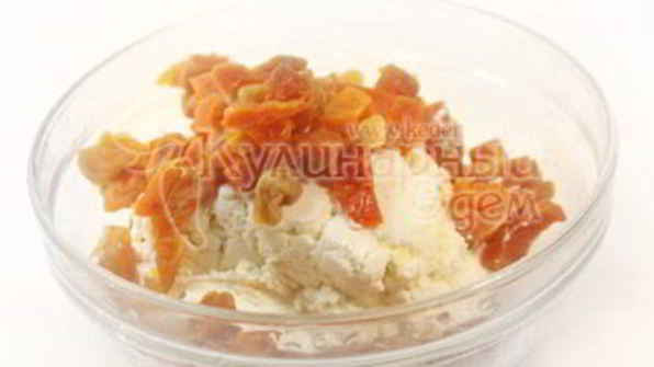 творожная пасха с курагой