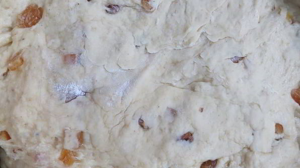 тыквенный кулич с лавандовой сливочной глазурью