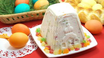 Заварная творожная пасха