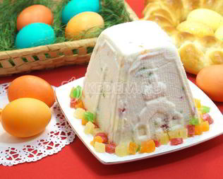 Заварная творожная пасха
