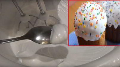 Желатиновая глазурь для куличей