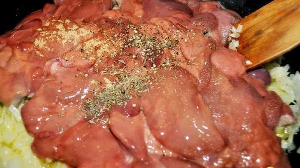 пате из куриной печени с гранатовым желе