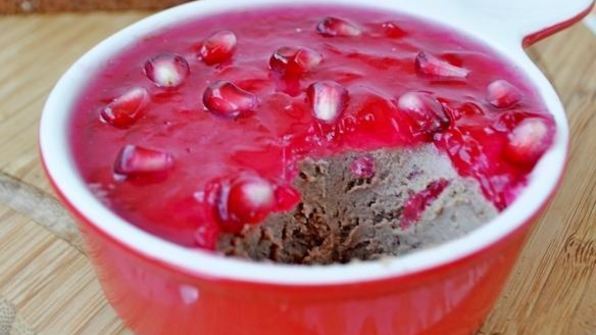 пате из куриной печени с гранатовым желе