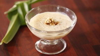 Пудинг из тапиоки в кокосовом молоке