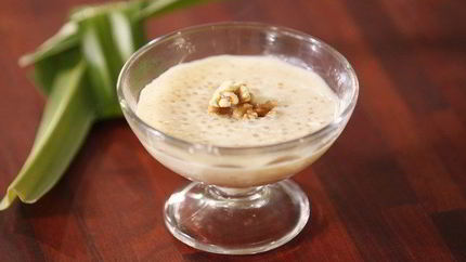 Пудинг из тапиоки в кокосовом молоке