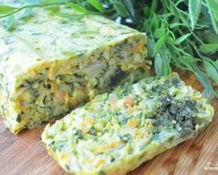 Пудинг овощной