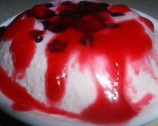 Сливочное желе смородинка