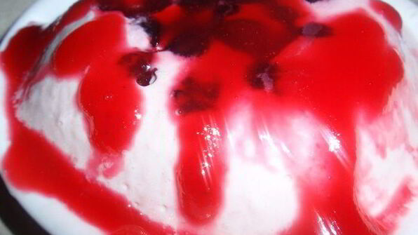 сливочное желе смородинка