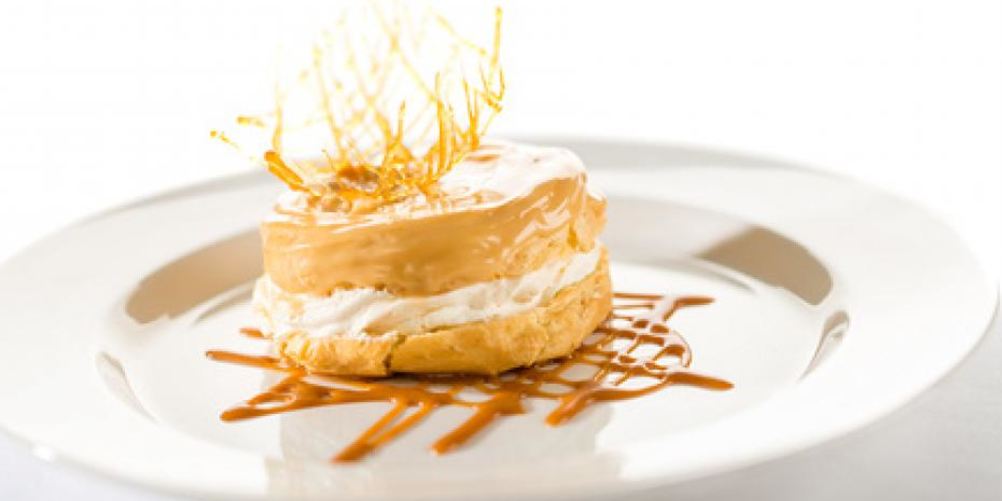 Рецепт сливочный десерт с карамелью