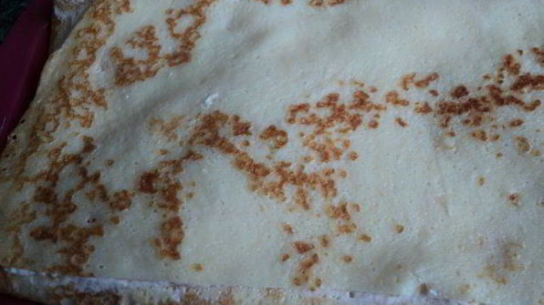 блинный террин с ягодно-сливочным суфле