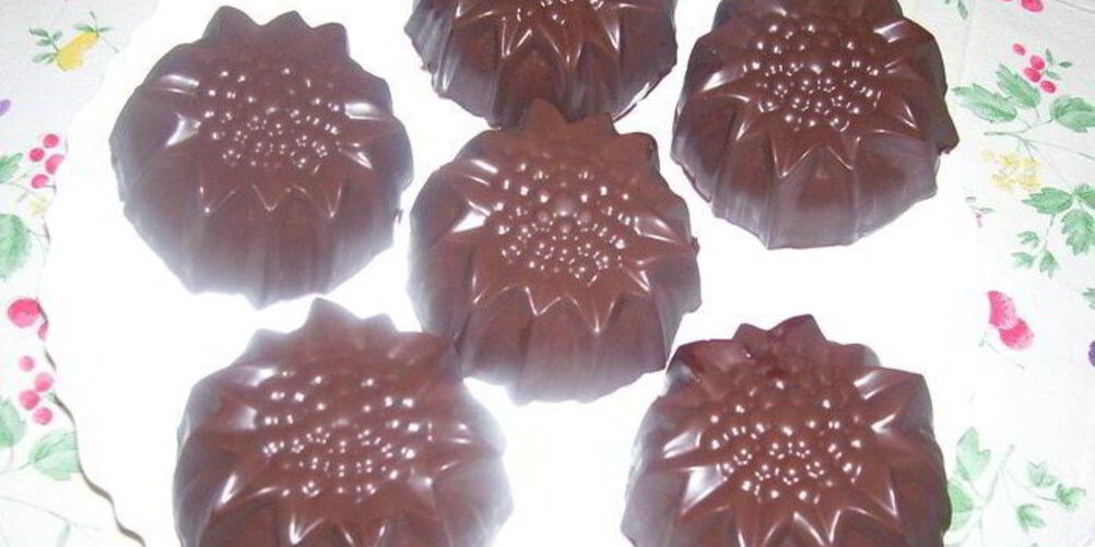 Рецепт конфеты с персиками и творожным суфле