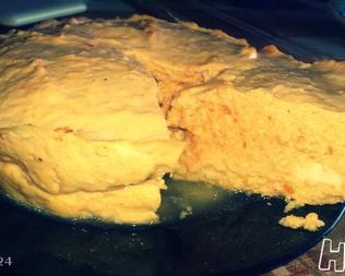 Куриное суфле розовое