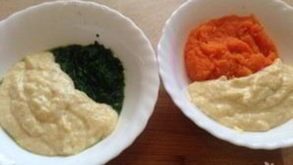 морковно-шпинатное суфле