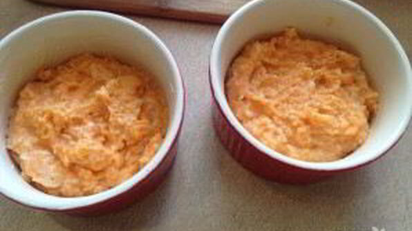 морковно-шпинатное суфле