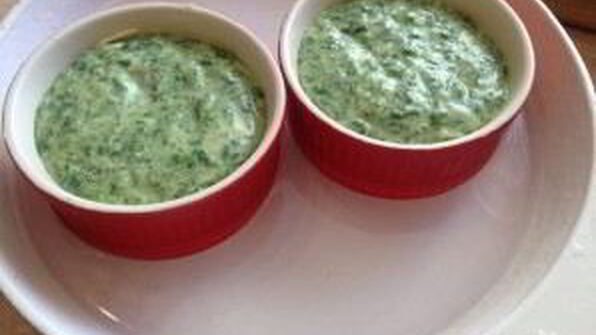 морковно-шпинатное суфле