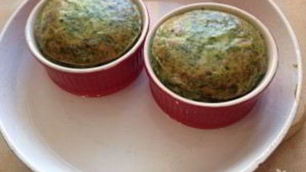 морковно-шпинатное суфле