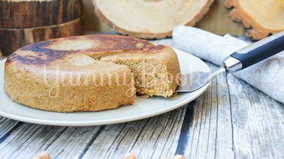 Печеночное суфле с нутом в мультиварке