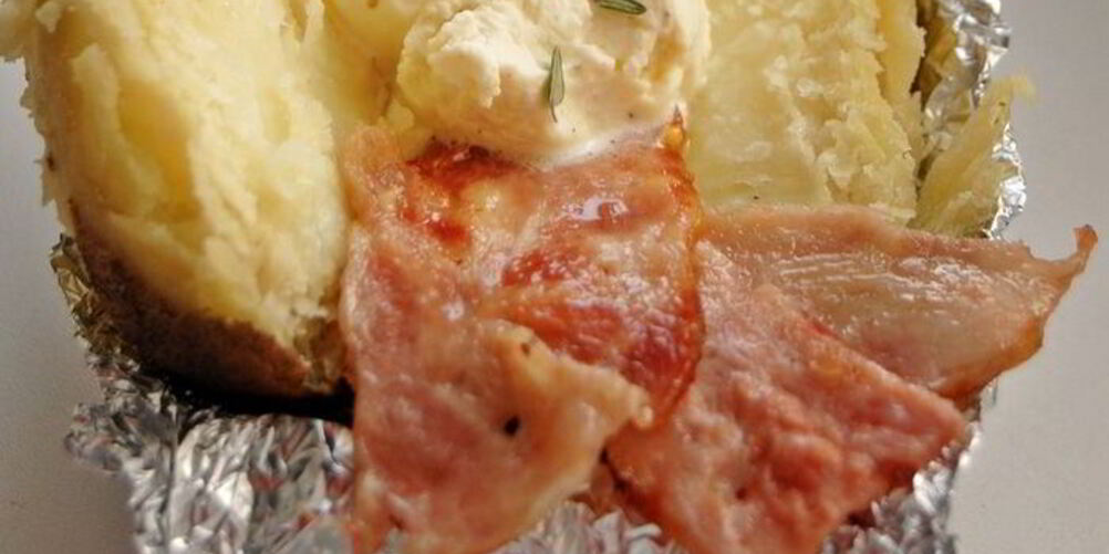 Рецепт печеный картофель с суфле из тимьяна