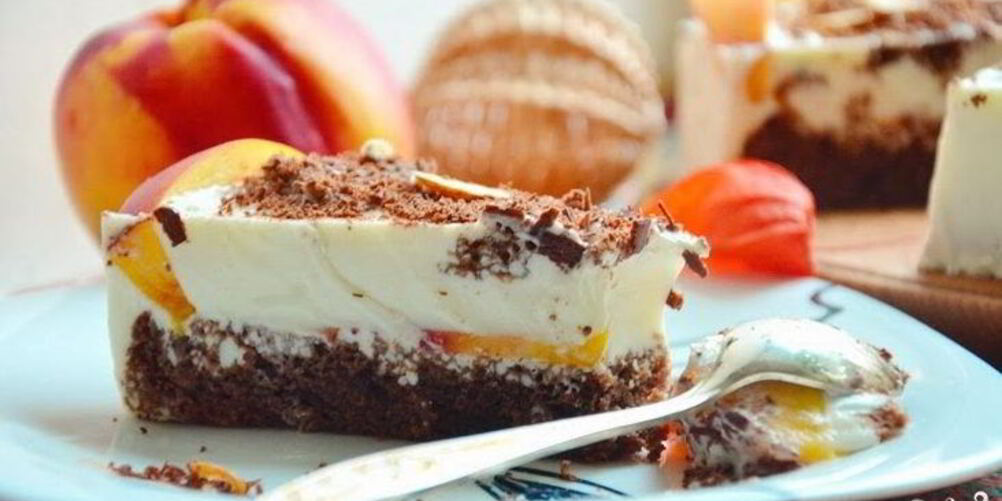 Рецепт персиковый торт-суфле