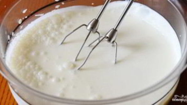 персиковый торт-суфле