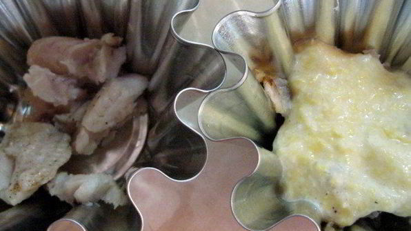 рыба в сырном суфле