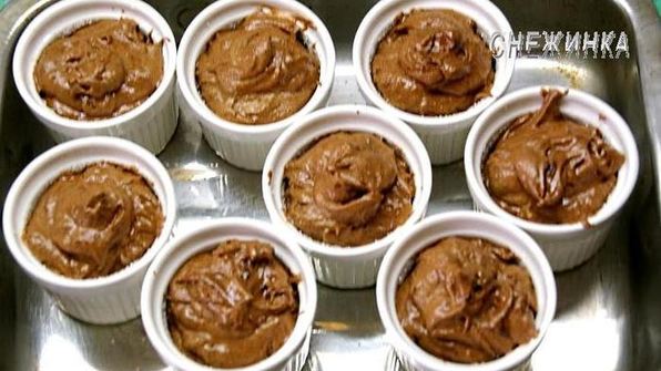 шоколадное суфле