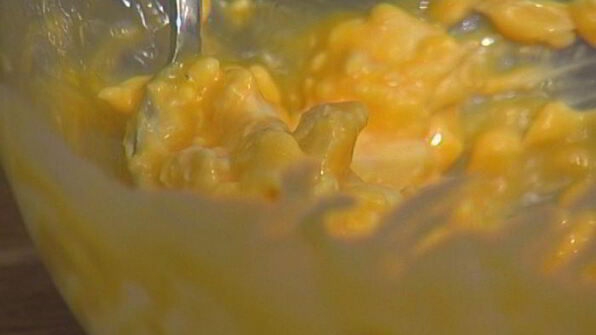 суфле из козьего сыра и тимьяна