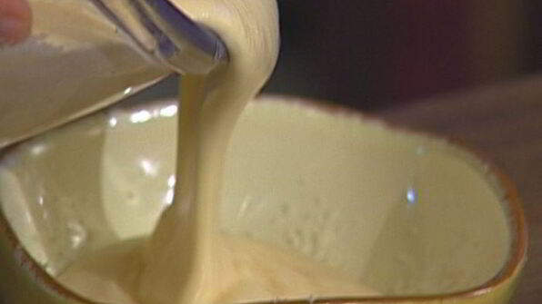 суфле из козьего сыра и тимьяна