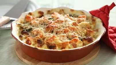 Суфле из курицы с цветной капустой