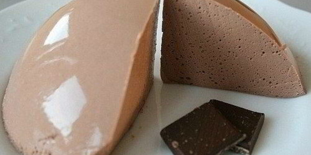 Рецепт суфле из творога со вкусом горького шоколада