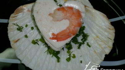 Творожно-лососевое суфле