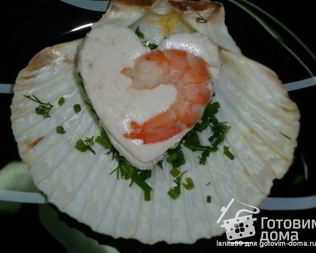 Творожно-лососевое суфле