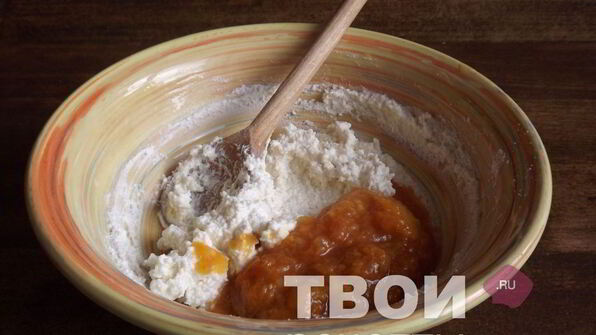 творожно-персиковое суфле