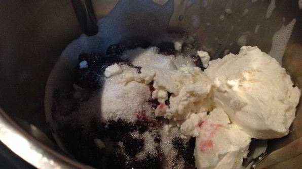 творожно-ягодное суфле