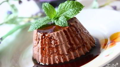 Творожное суфле с какао