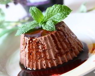 Творожное суфле с какао