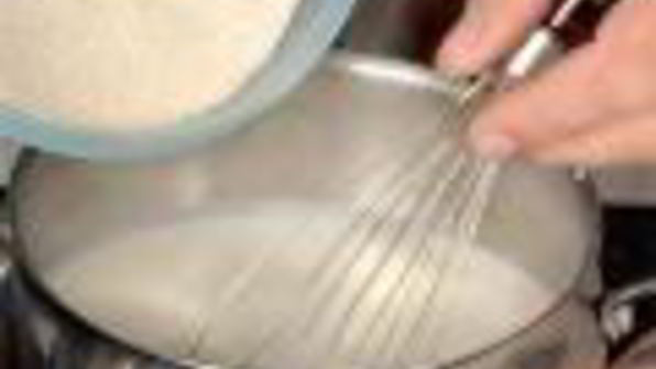 яблоки в манном суфле