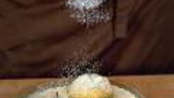 яблоки в манном суфле