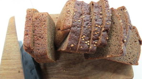 свекольный сорбет с бородинским хлебом