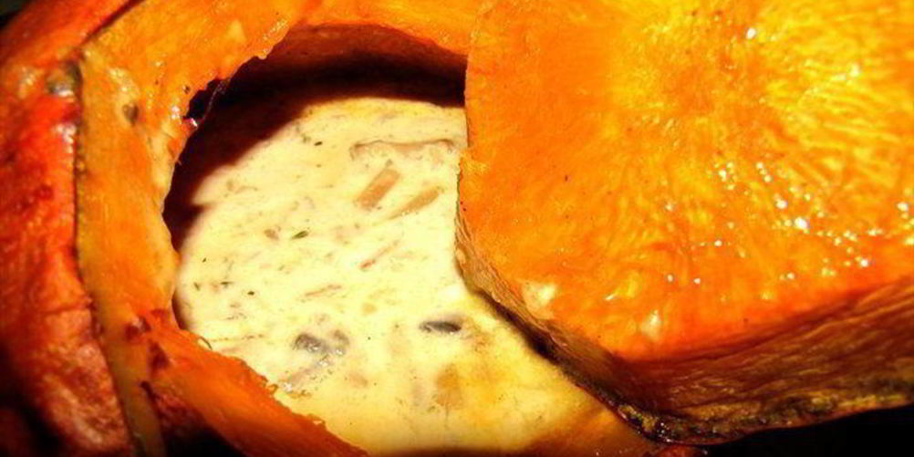 Рецепт сырное фондю в тыкве