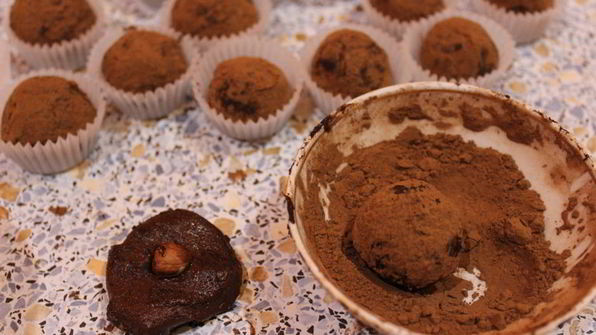 трюфели с фундуком