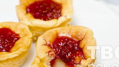 Ванильные манные пудинги