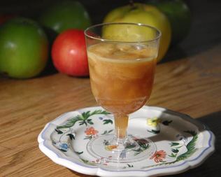 Яблочное желе на кальвадосе