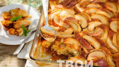 Яблочный пудинг