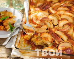 Яблочный пудинг