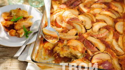 Яблочный пудинг