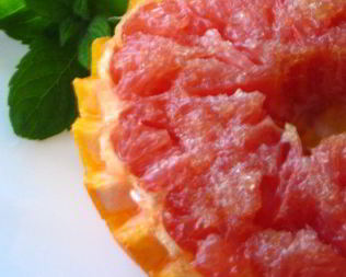 Запеченный грейпфрут