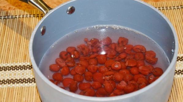 желе вишневое на воде с желатином