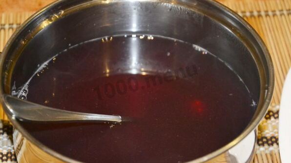 желе вишневое на воде с желатином